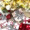 Paper Roll - Rustic Holiday Woodland Scenes - Snowflake, Plaid, Reindeer - 4 Rolls - 30 Inch X 120 Inch Per Roll
